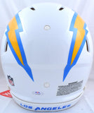 Austin Ekeler Autographed Los Angeles Chargers F/S Speed Authentic Helmet- PSA