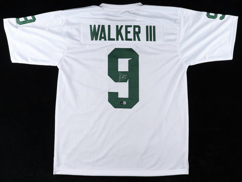 Kenneth Walker III Signed Michigan State Spartans Jersey (Beckett Holo) Jr RB