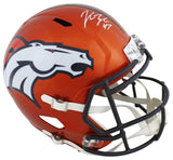 Broncos John Lynch Authentic Signed Flash Full Size Speed Rep Helmet BAS Witness