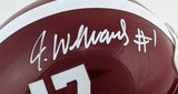 Jameson Williams Signed Alabama Crimson Tide Mini-Helmet (PSA/DNA COA) Junior WR