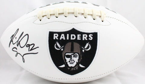 Richard Seymour Autographed Oakland Raiders Logo Football-Beckett W Hologram