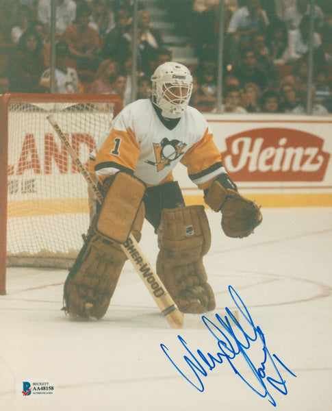 Penguins Wendell Young Authentic Signed 8x10 Photo Autographed BAS #AA48158