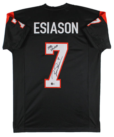 Boomer Esiason "1988 NFL MVP" Authentic Signed Black Pro Style Jersey BAS Wit
