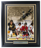 Bobby Orr Signed Framed Boston Bruins 16x20 Collage Photo GNR+JSA