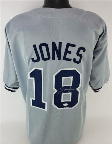 Andruw Jones Signed New York Yankees Jersey (JSA COA) 10xGold Glove Award Winner