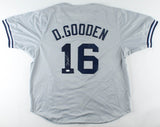 Dwight "Doc" Gooden Signed Yankees Dr K Jersey (JSA COA) 3xWorld Series Champ