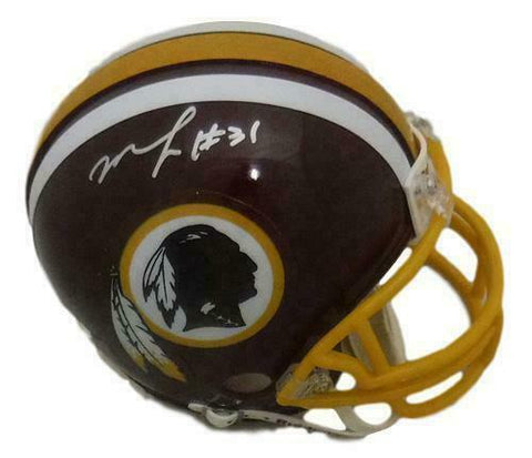 Matt Jones Autographed/Signed Washington Redskins Riddell Mini Helmet JSA 15142