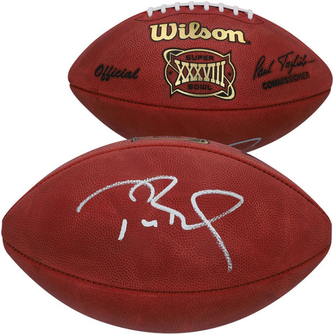 Tom Brady New England Patriots Auto Wilson Super Bowl Football-Fanatics