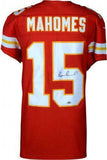 Framed Patrick Mahomes Kansas City Chiefs Autographed Red Nike Elite Jersey