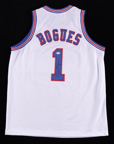 Muggsy Bogues Signed "Space Jam" Tune Squad Jersey (PSA COA) Warner Bros Movie