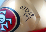 Patrick Willis Autographed F/S 96-08 49ers Speed Helmet w/3 Insc.-Beckett W Holo