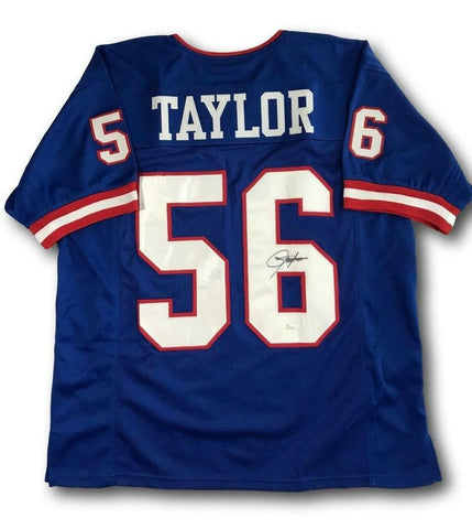 Lawrence Taylor Signed New York Giants Jersey (JSA COA) 2xSuper Bowl Champion LB