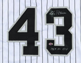 Gary Peters Signed Chicago White Sox Jersey Inscr "1963 AL ROY" (RSA Hologram)