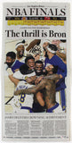 Lakers Magic Johnson Signed LA Times 2020 Champions Edition Newspaper Insert BAS