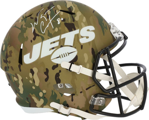 Wayne Chrebet New York Jets Signed Camo Alternate Replica Helmet