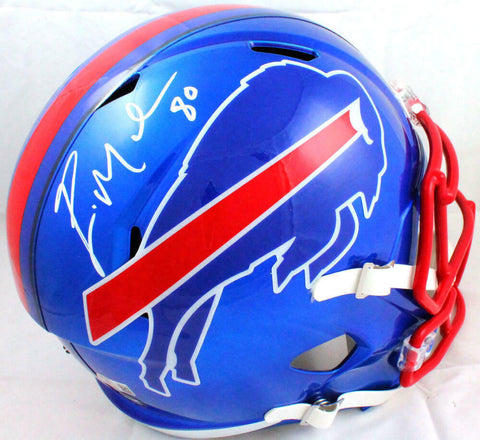 Eric Moulds Autographed Buffalo Bills F/S Flash Speed Helmet-Beckett W Hologram