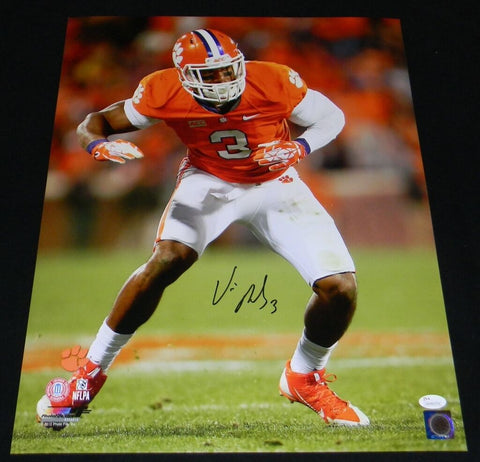 VIC BEASLEY AUTOGRAPHED SIGNED CLEMSON TIGERS 16x20 PHOTO JSA