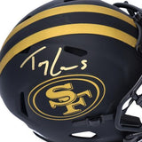Trey Lance 49ers Signed Riddell Eclipse Alternate Speed Mini Helmet