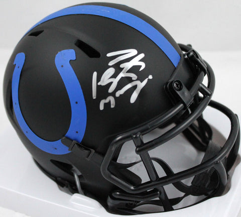 Peyton Manning Autographed Indianapolis Colts Eclipse Speed Mini Helmet-Fanatics