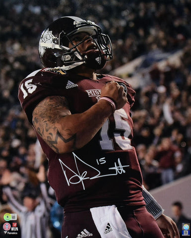 Dak Prescott Autographed Mississippi State 16x20 Looking Up Photo-Beckett W Holo