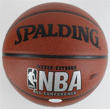 Isiah Thomas Signed Spalding NBA Full Size Basketball (JSA COA) HOF 2000 Pistons