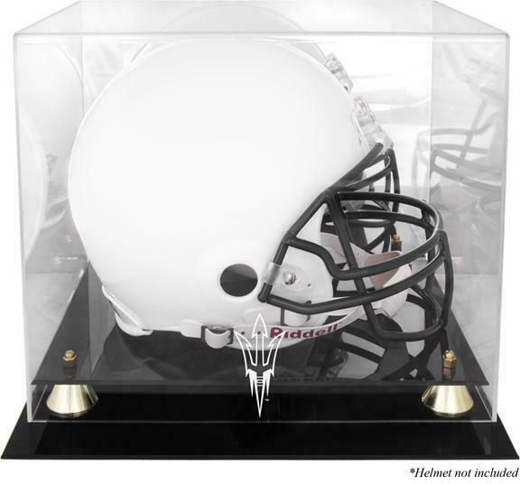 Arizona St Sun Devils Golden Classic Logo Helmet Display Case w/Mirrored Back