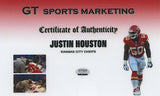 Justin Houston Signed Georgia Bulldogs Jersey (GTSM COA) 4xPro Bowl Linebacker