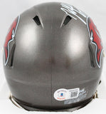John Lynch Autographed TB Buccaneers 97-13 Speed Mini Helmet-Beckett W Holo
