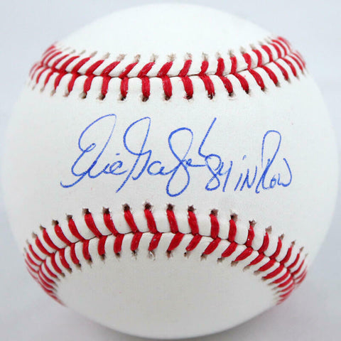 Eric Gagne Autographed Rawlings OML Baseball w/84 in Row-Beckett W Hologram