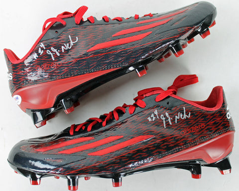 Cardinals J.J. Nelson Signed Game Issued Adidas Adizero Cleats PSA/DNA #AA84149