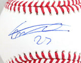 Vladimir Guerrero Jr. Autographed Rawlings OML Baseball-Beckett W Auth *Blue