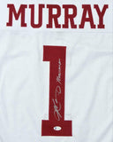 Kyler Murray Autographed White College Style Jersey w/ HT - Beckett W Auth *1