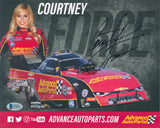Courtney Force Authentic Signed 8x10 Cardstock Photo Autographed BAS #S72617