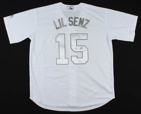 Nick Senzel Signed Cincinnati Reds Majestic MLB Players Weekend Jersey (JSA COA)