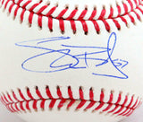 Shane Bieber Autographed Rawlings OML Baseball- Beckett W Hologram *Blue