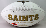 Ricky Williams Signed New Orleans Saints Logo Football - Beckett W Auth *Left