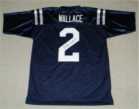 MIKE WALLACE SIGNED AUTOGRAPHED OLE MISS MISSISSIPPI REBELS #2 JERSEY JSA