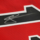 Framed Autographed/Signed DeMar DeRozan 33x42 Chicago Red Jersey Beckett BAS COA