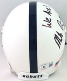Mike Gesicki Autographed Nittany Lions Mini Helmet w/ We Are- Beckett W *Black