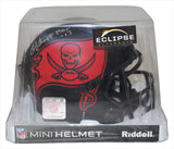 Warren Sapp Autographed Tampa Bay Buccaneers Eclipse Mini Helmet BAS 36354