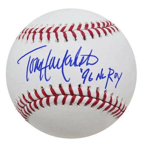 Todd Hollandsworth Signed Rawlings Official MLB Baseball w/96 ROY (SCHWARTZ COA)