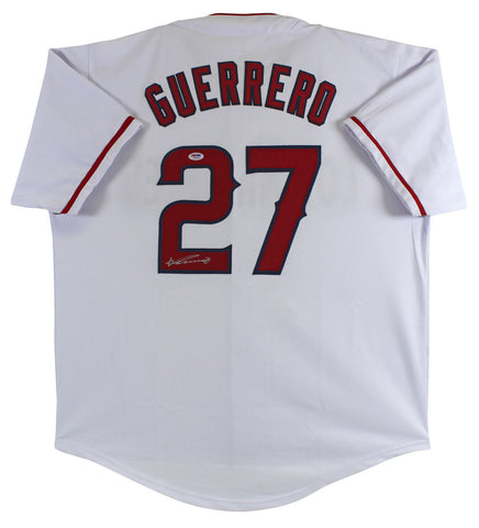 Vladimir Guerrero Authentic Signed White Pro Style Jersey Autographed PSA/DNA