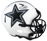 Cowboys Emmitt Smith Authentic Signed Lunar Full Size Speed Rep Helmet BAS Wit
