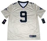 DREW BREES SIGNED NEW ORLEANS SAINTS #9 INVERTED COLORS NIKE JERSEY BECKETT