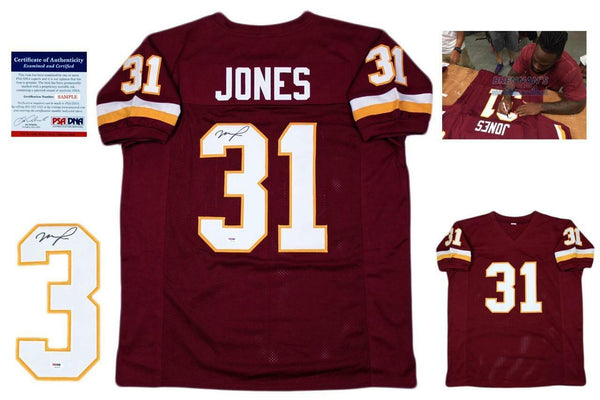 Matt Jones SIGNED Jersey - PSA/DNA - Washington Redskins Autographed w/ Photo