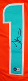 Tyreek Hill Autographed Orange Pro Style Jersey-Beckett W Hologram *Black