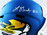 Laviska Shenault Jr Autographed Jaguars F/S AMP Speed Helmet - Beckett W Auth