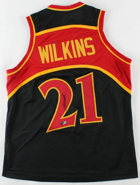 Dominique Wilkins Signed Atlanta Hawks Jersey (Tristar Holo) Hall of F –  Super Sports Center