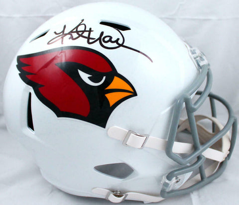 Kurt Warner Autographed Arizona Cardinals F/S Speed Helmet-Beckett W Hologram