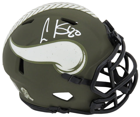 Cris Carter Signed Minnesota Vikings STS Riddell Speed Mini Helmet - (SS COA)